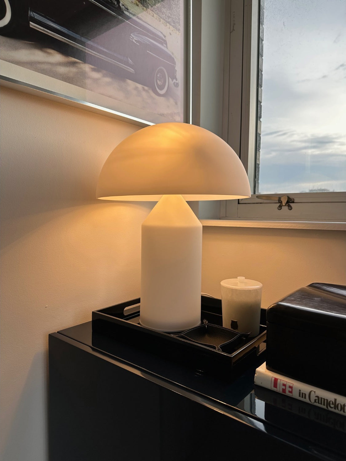 Celanielle Glass Table Lamp
