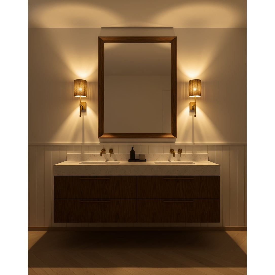 Aurewell Fabric Indoor Wall Light