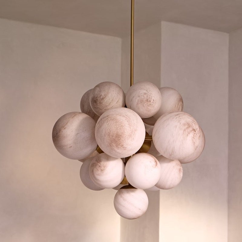 Niveora Cloud Alabaster Cluster Chandelier