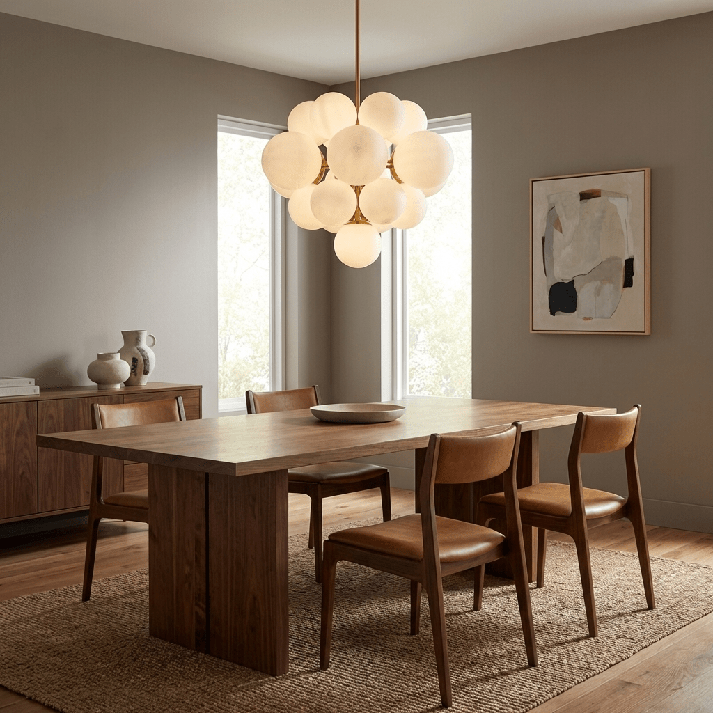 Niveora Cloud Alabaster Cluster Chandelier
