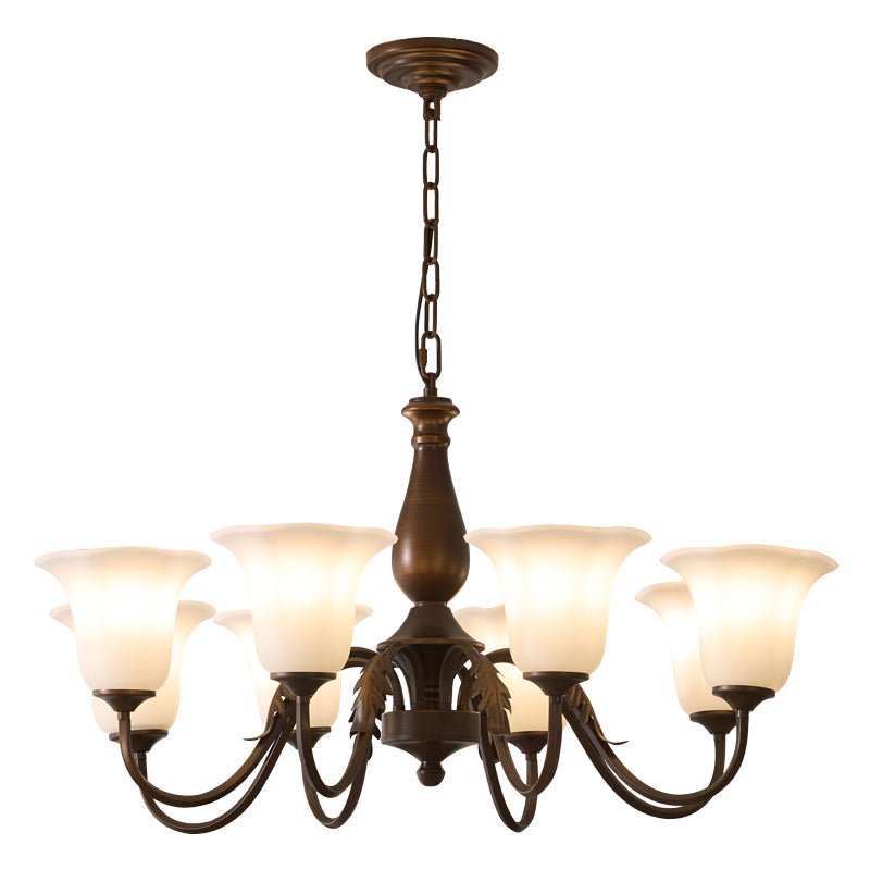 Uveleth Traditional Elegance Glass Chandelier