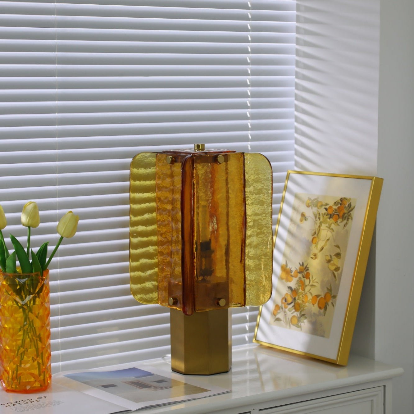 Aurelia Modern Glass Table Lamp