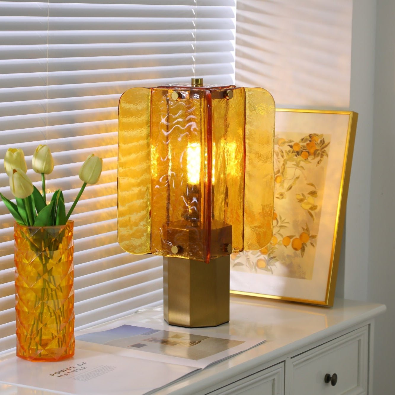 Aurelia Modern Glass Table Lamp