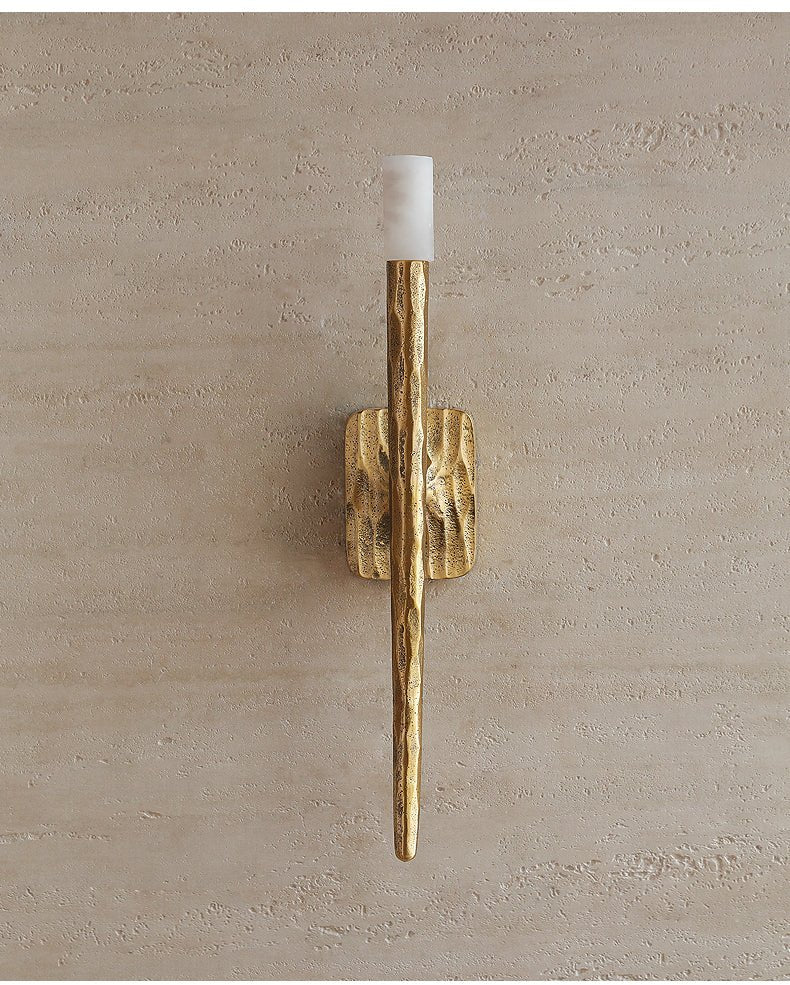 Julius Alabaster Cylindrical Minimalist Wall Lamp