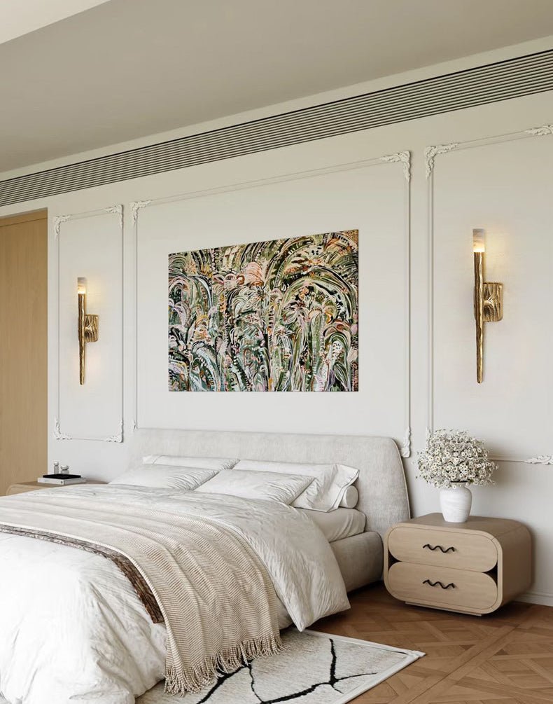 Julius Alabaster Cylindrical Minimalist Wall Lamp