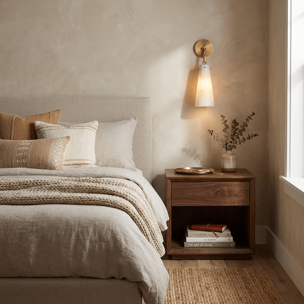 Alborelle Tapered Alabaster Wall Sconce