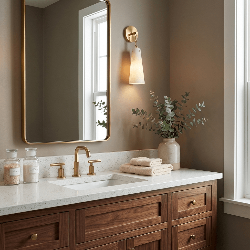 Alborelle Tapered Alabaster Wall Sconce