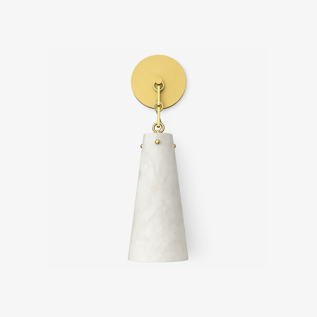 Alborelle Tapered Alabaster Wall Sconce