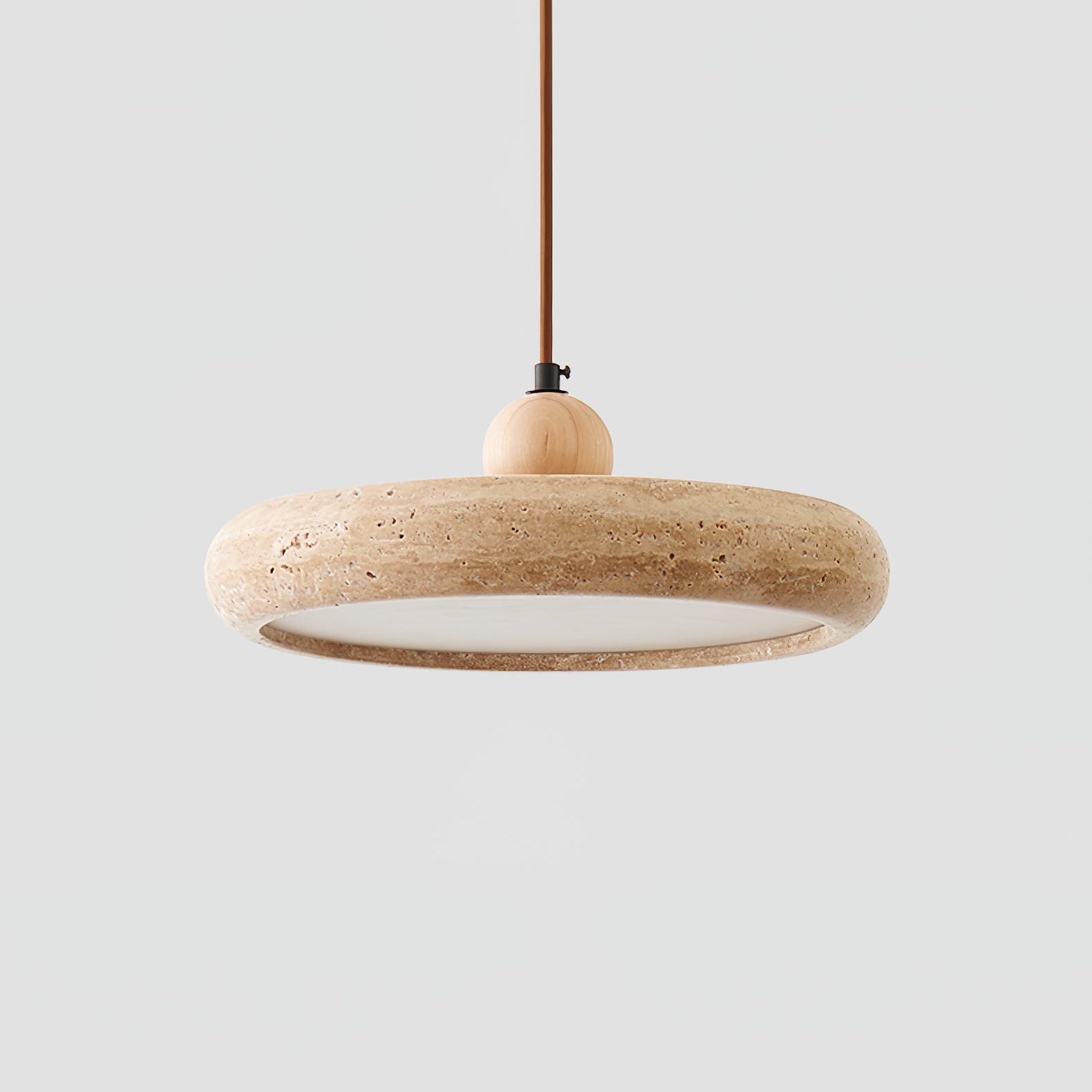 Noraraine Minimalist Travertine Pendant Light