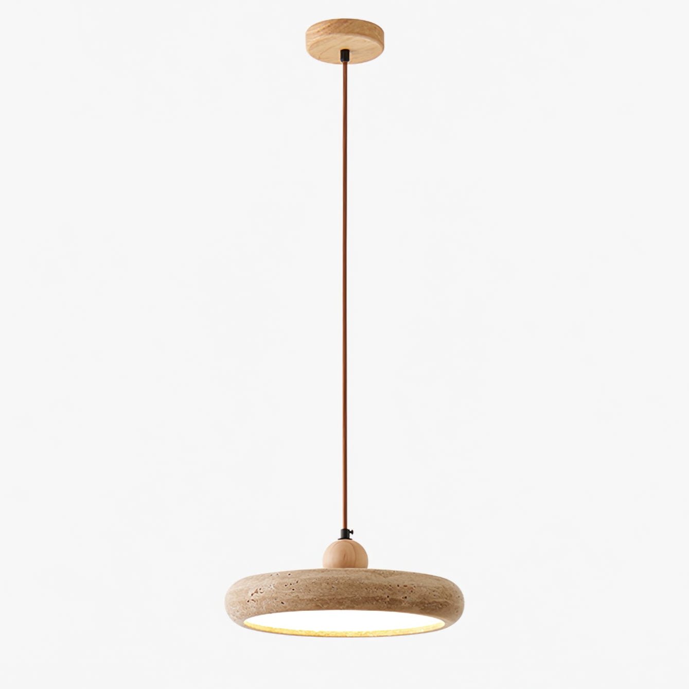Noraraine Minimalist Travertine Pendant Light