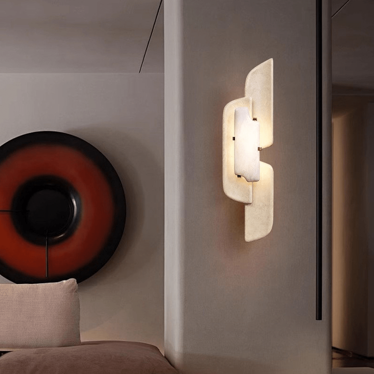 Lysara Aurellin Alabaster Sconce