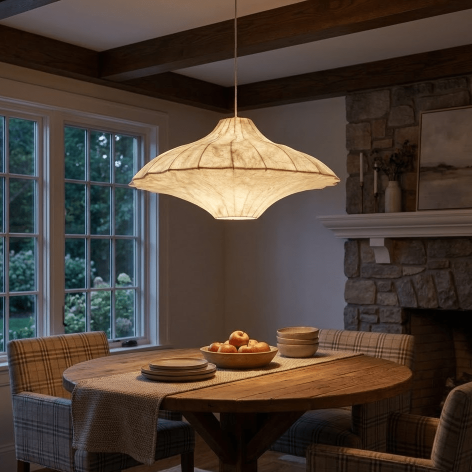 Aurielle Silk Pavilion Pendant Lamp