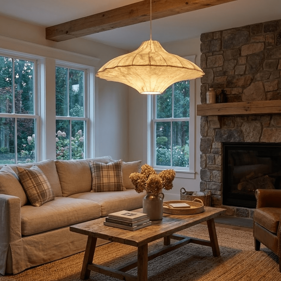 Aurielle Silk Pavilion Pendant Lamp