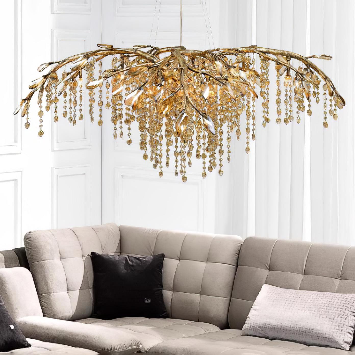 Luxiiel Postmodern Luxury Twilight Crystal Chandelier