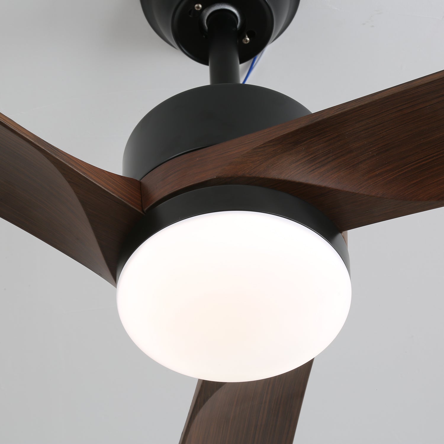 Evraeis Modern Wood Ceiling Fan Light