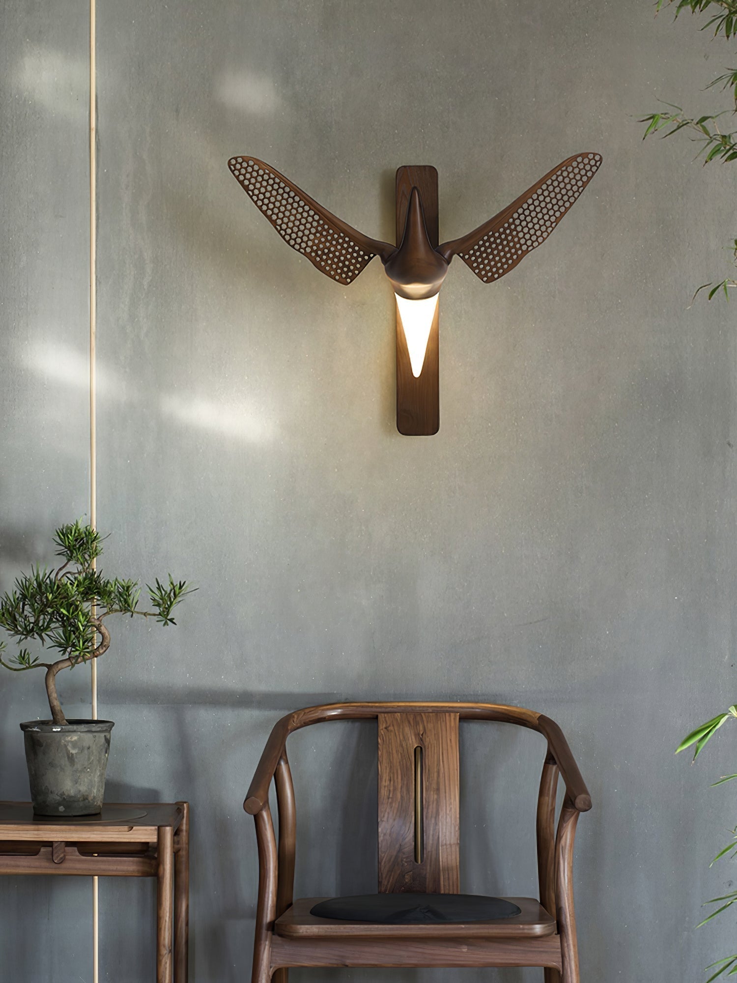 Avesa Individual Creativity Wood Wall Light