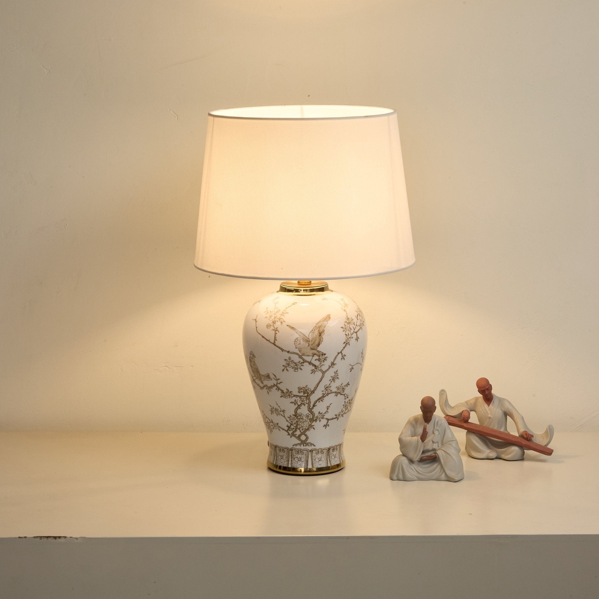 Wrenmark Floral Ceramic Table Lamp