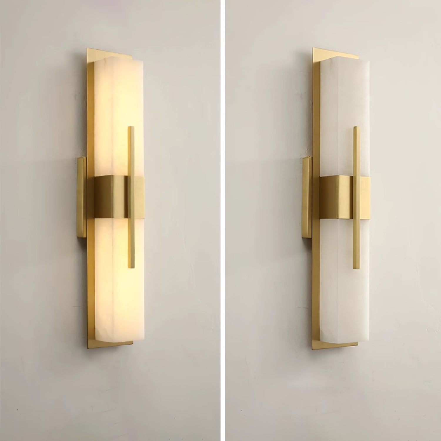 Vellmure Twin Alabaster Sconce