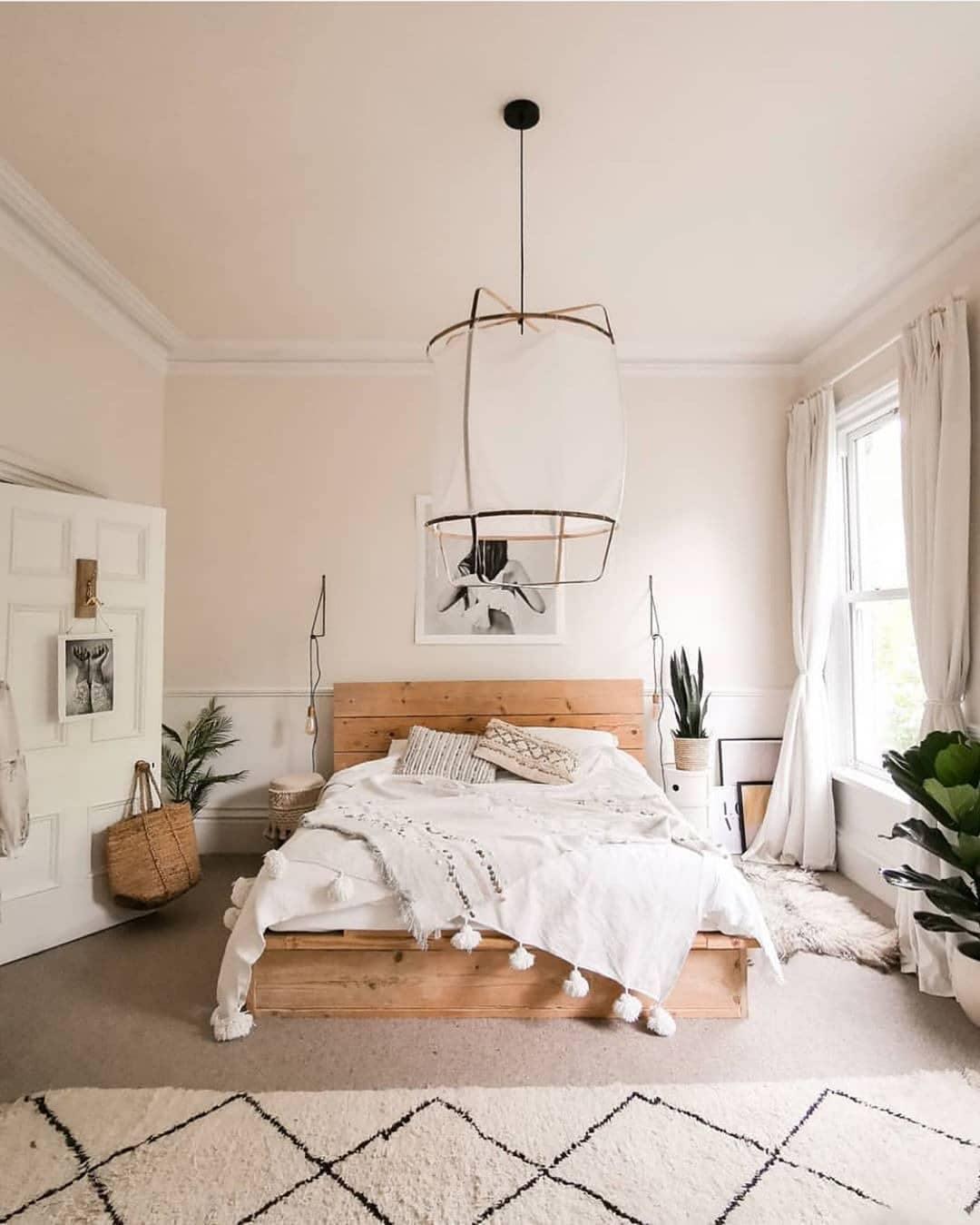 Arioelia Pendant Lamp Bamboo Shade for Living Room