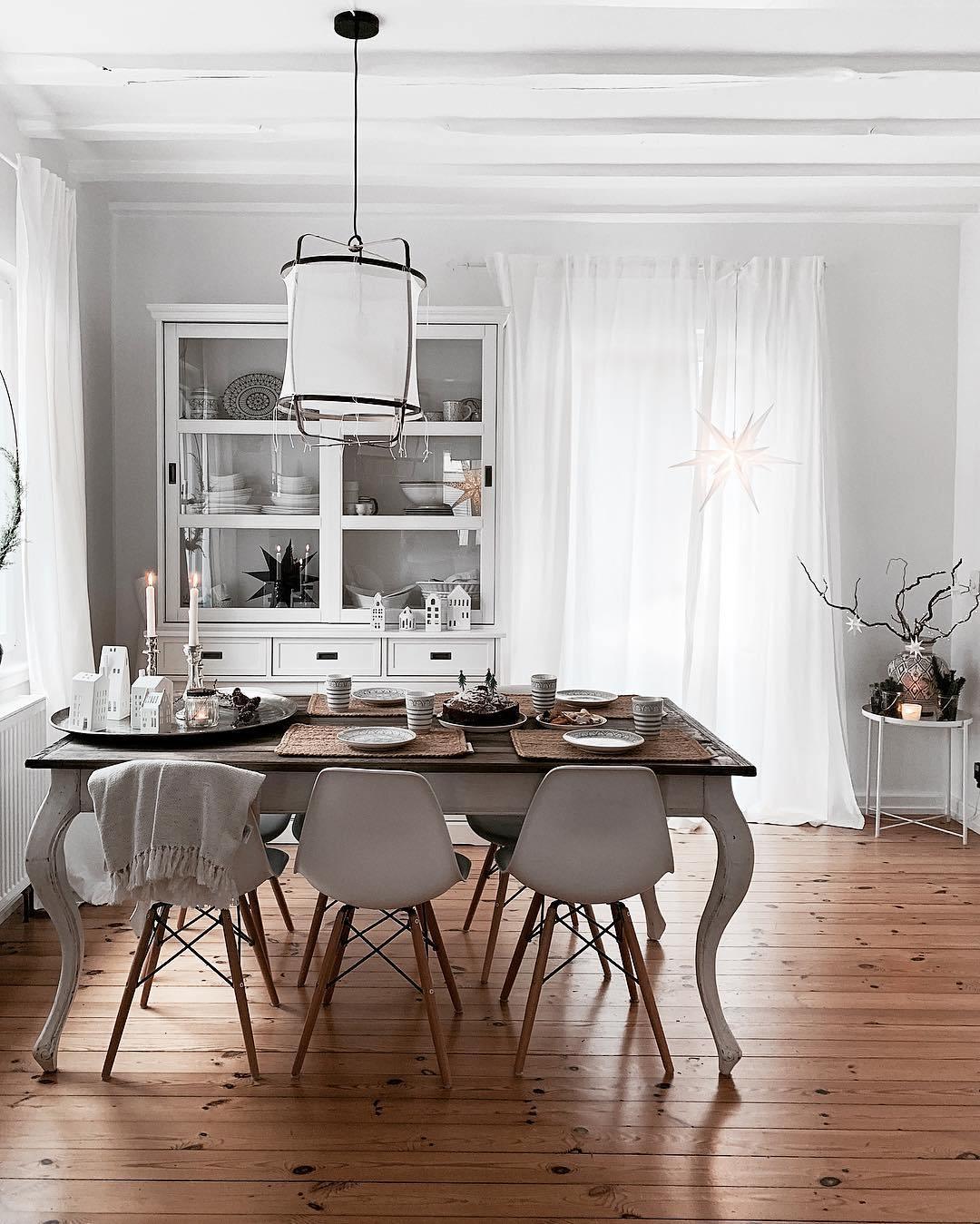Arioelia Pendant Lamp Bamboo Shade for Living Room