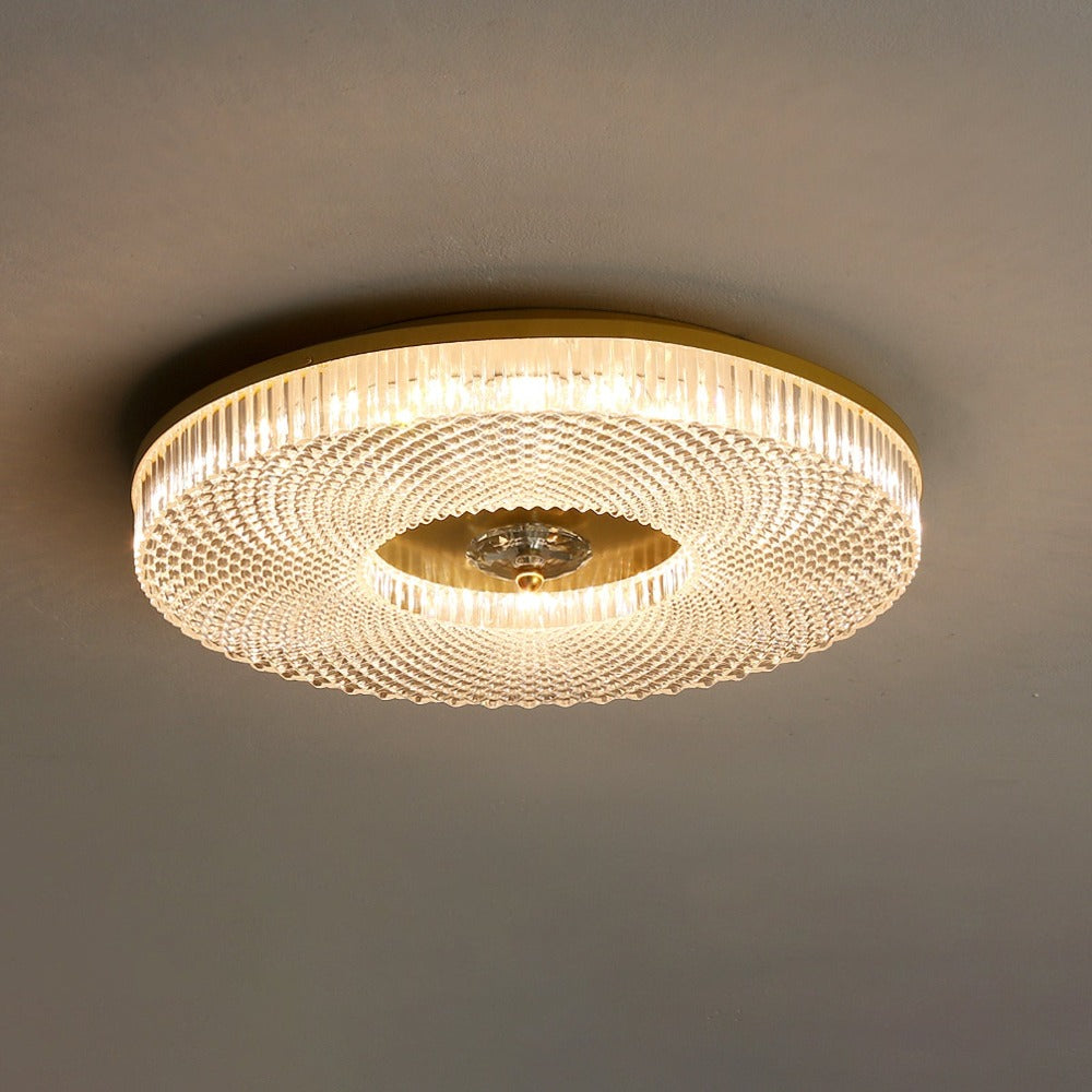 Kristy Modern Round LED Flush Mount Ceiling Light Bedroom - Neutral Decor
