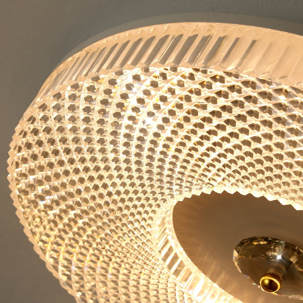 Kristy Modern Round LED Flush Mount Ceiling Light Bedroom - Neutral Decor