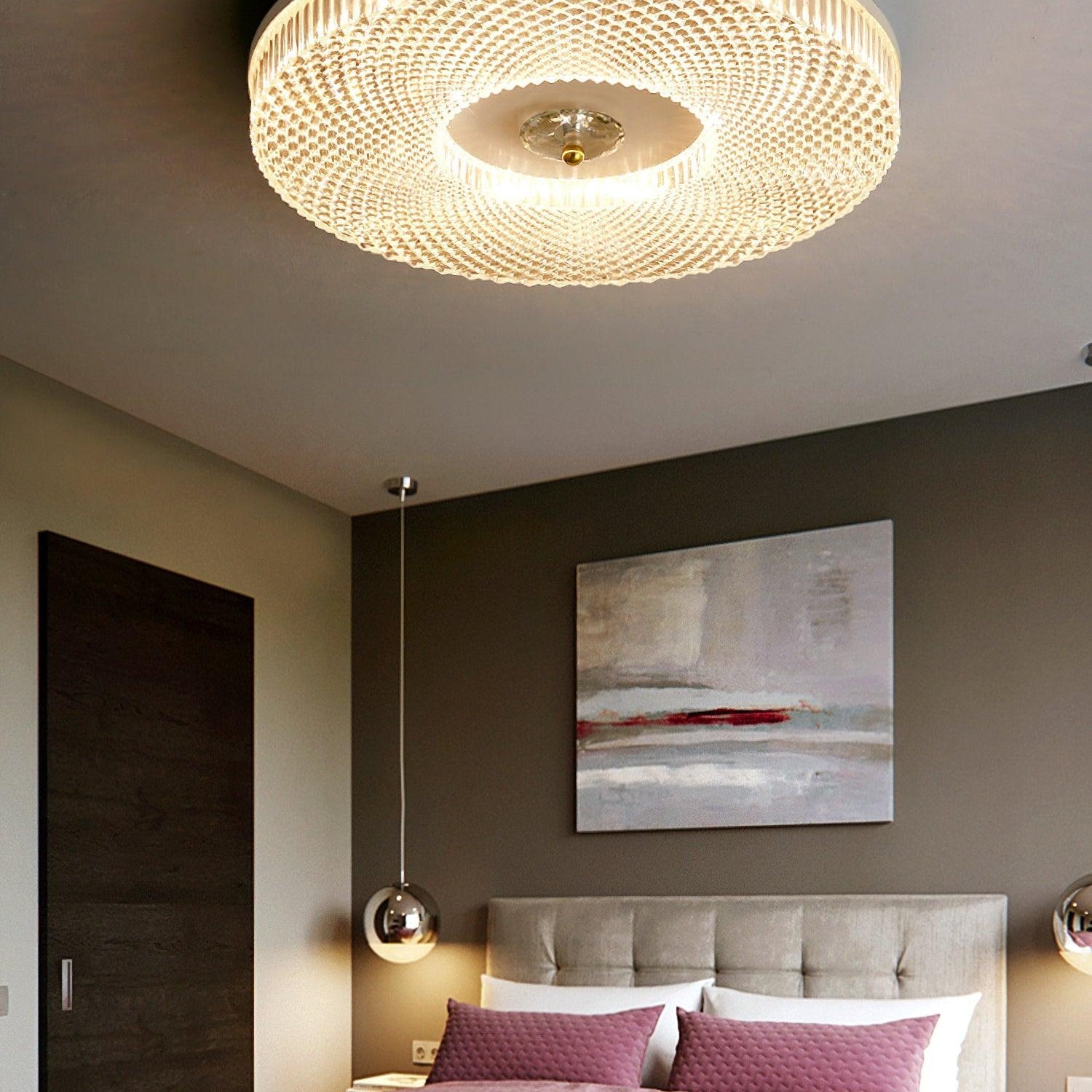 Solara Ceiling Lamp LED Flush Mount Acrylic