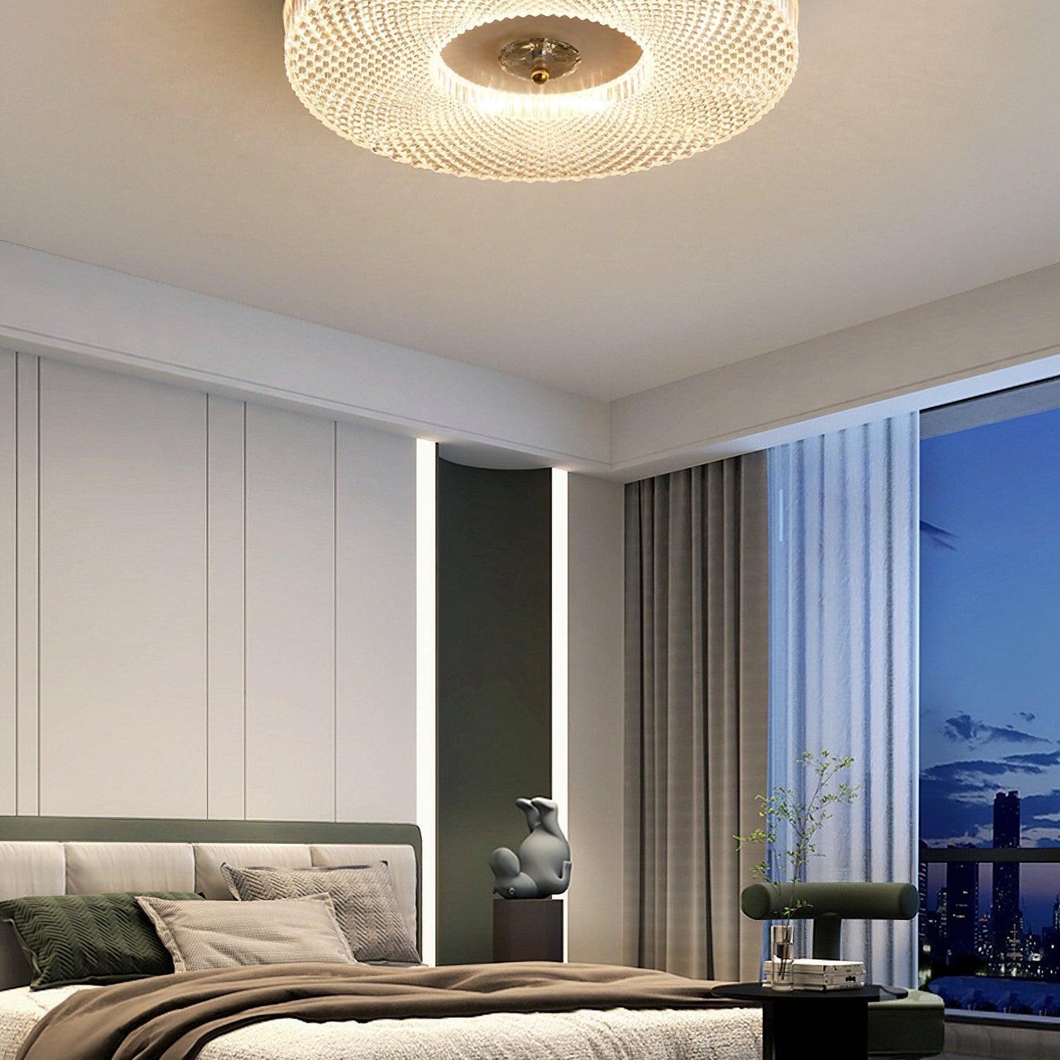 Solara Ceiling Lamp LED Flush Mount Acrylic
