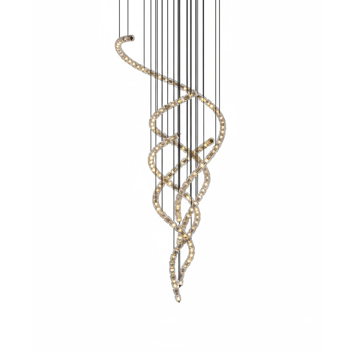 Nexus Gold Crystal Chandelier