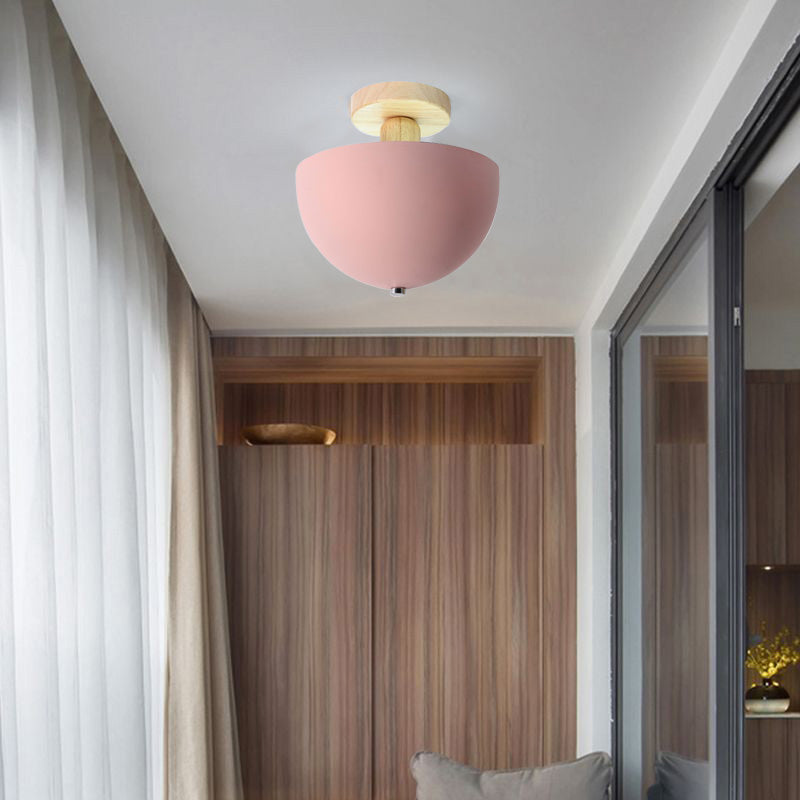 Muto Modern LED Ceiling Light Fixtures Wood/ Living Room