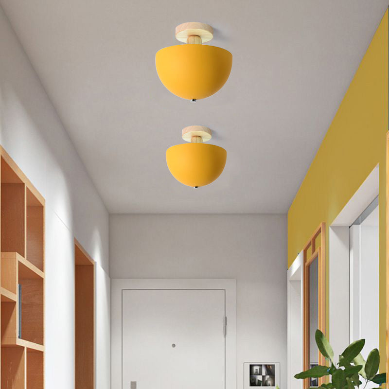 Muto Modern LED Ceiling Light Fixtures Wood/ Living Room