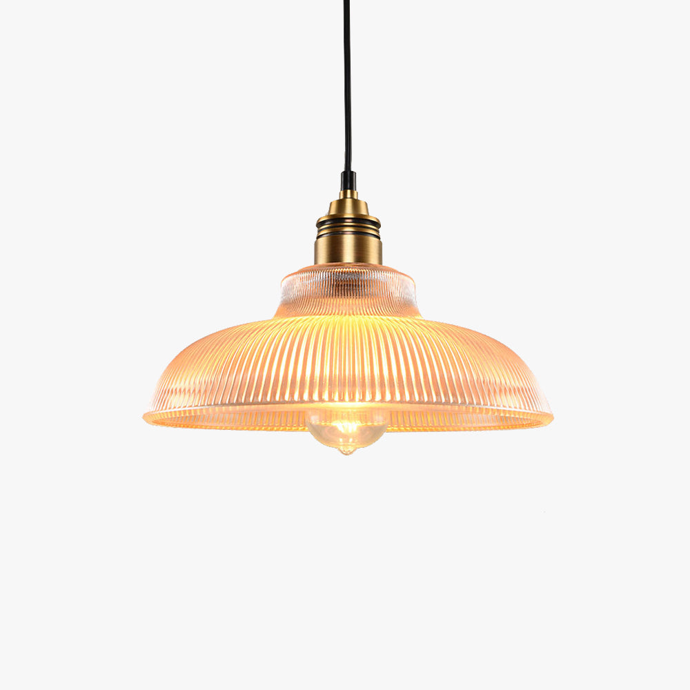 Arisha Industrial LED Pendant Light Clear/Amber Bedroom/Restaurant