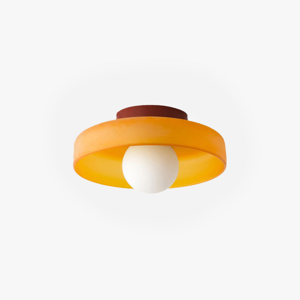 Valentina Modern Glass/ Flush Mount Ceiling Light 3 Colors Bedroom