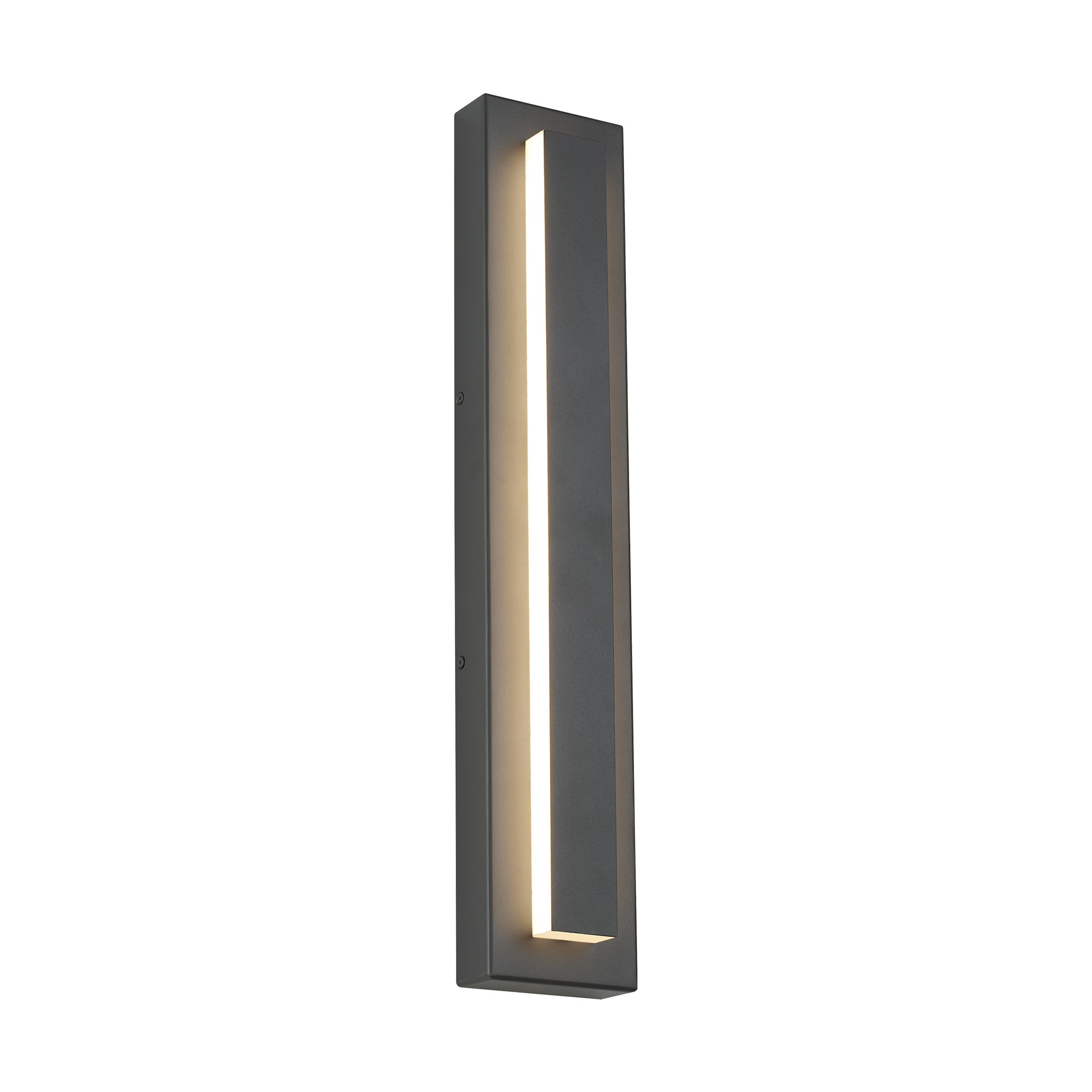 Arisha Modern Square Ring Outdoor Wall Lamp, Dark/Gray Bronze