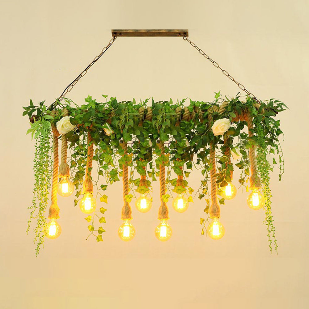 Ritta Natural Decorative Glass Pendant Light