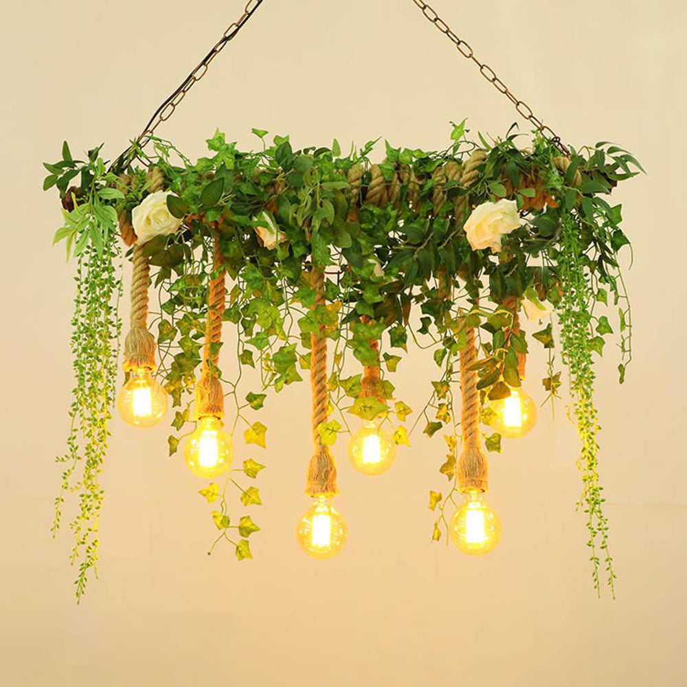 Ritta Natural Decorative Glass Pendant Light
