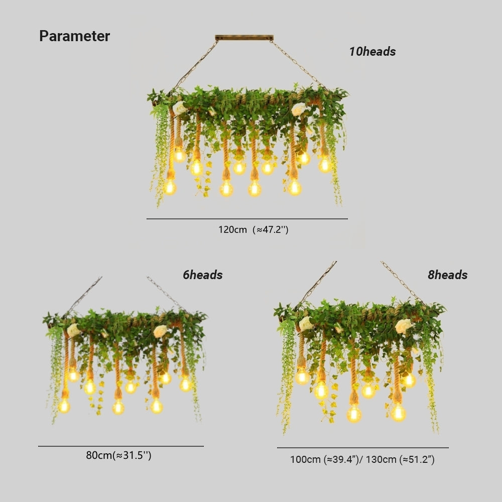 Ritta Natural Decorative Glass Pendant Light
