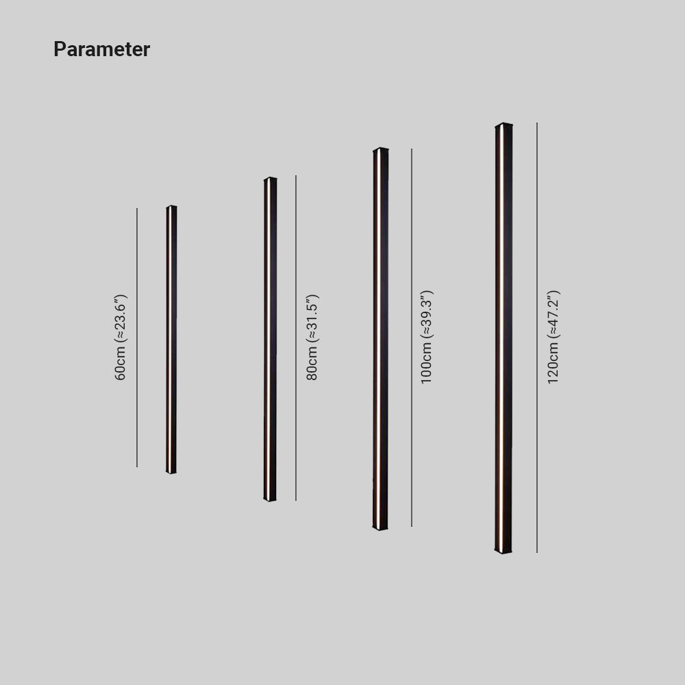 Arisha Minimalist Linear Acrylic Wall Light