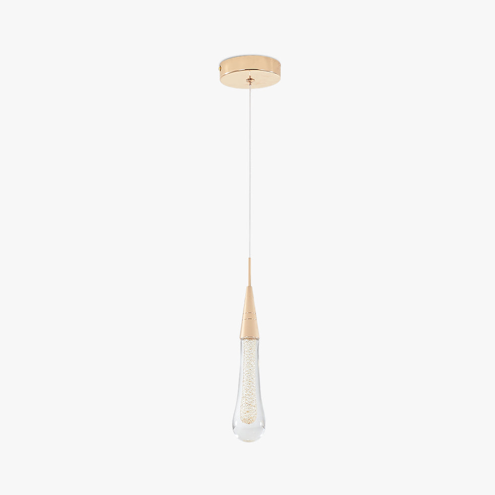 Valentina Minimalist Crystal Pendant Light