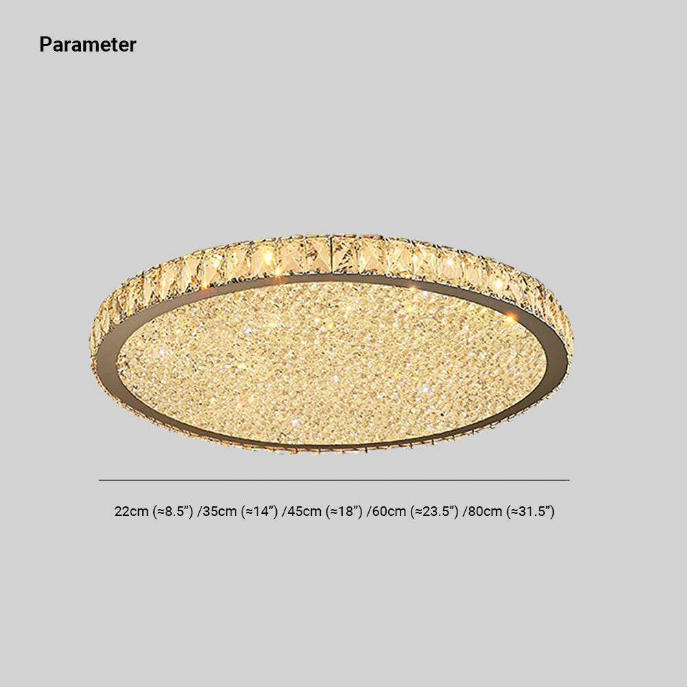 Kristy Round Flush Mount Ceiling Light Living Room