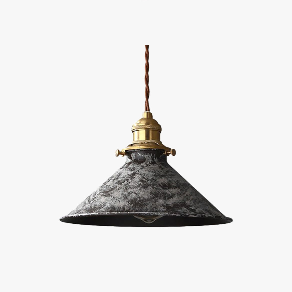 Silva Aged Rusty Vintage Rustic Finish Pendant Light, 3 Style