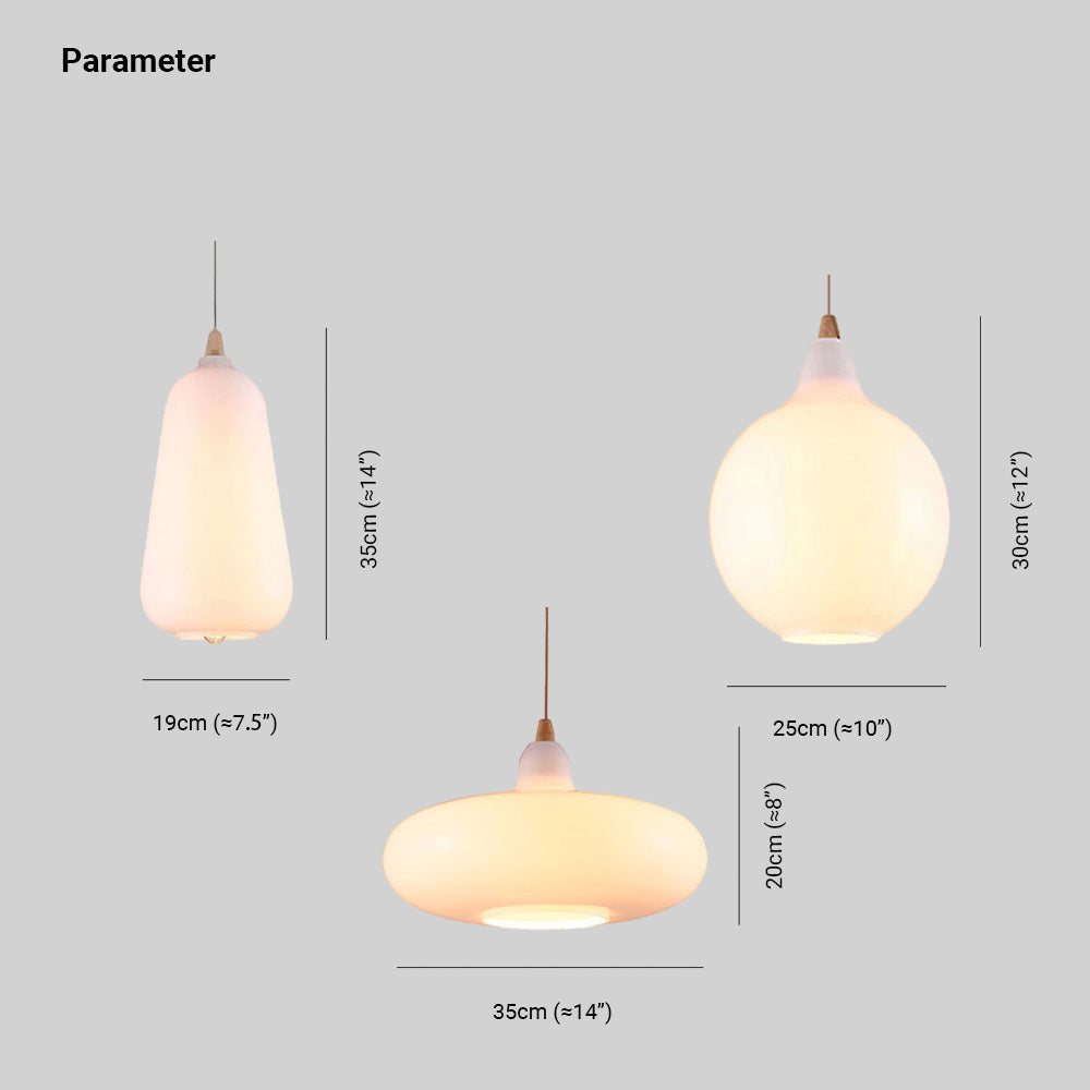 Valentina Nordic Designer LED Pendant Light 3 Style