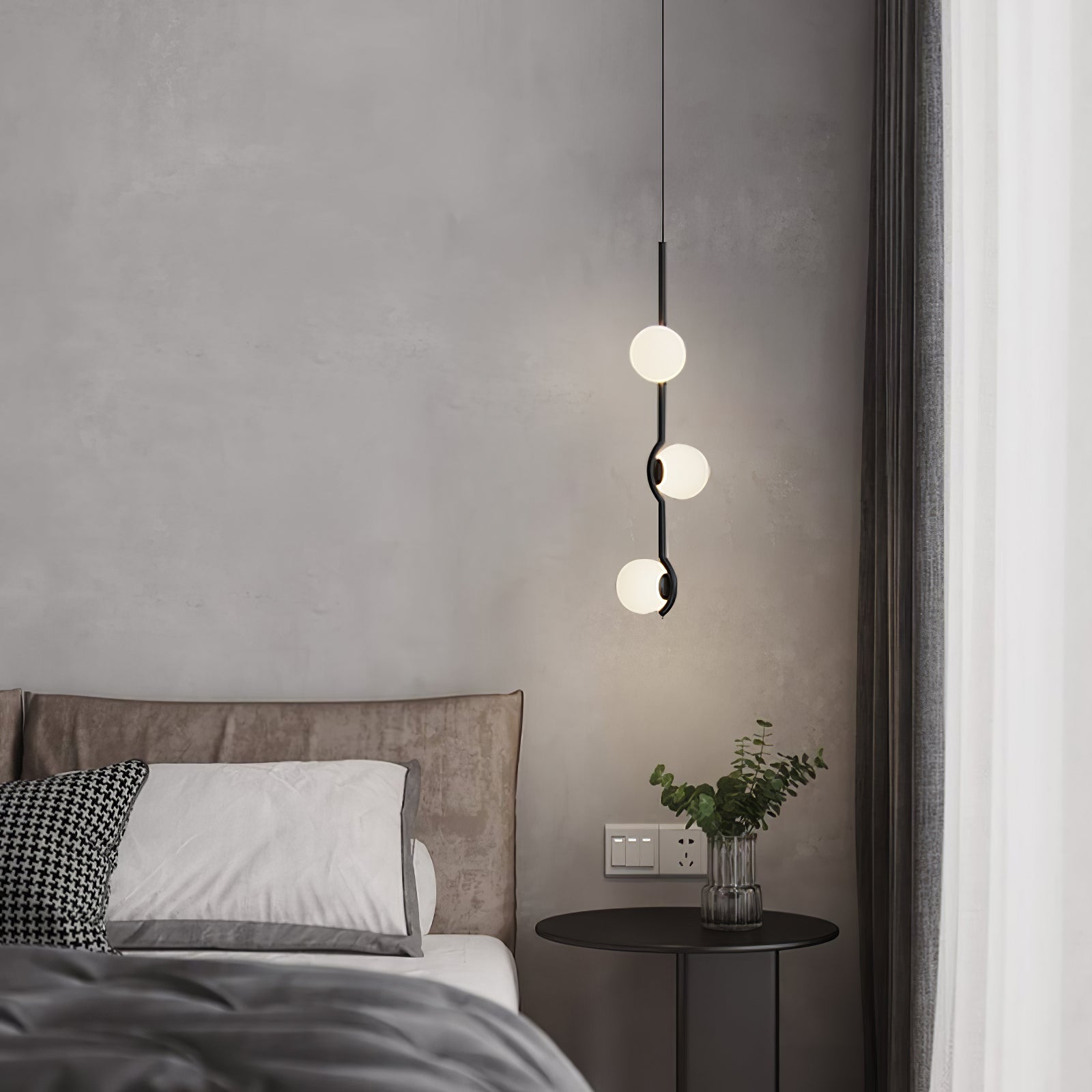 Bora Minimalist Glass Pendant Light