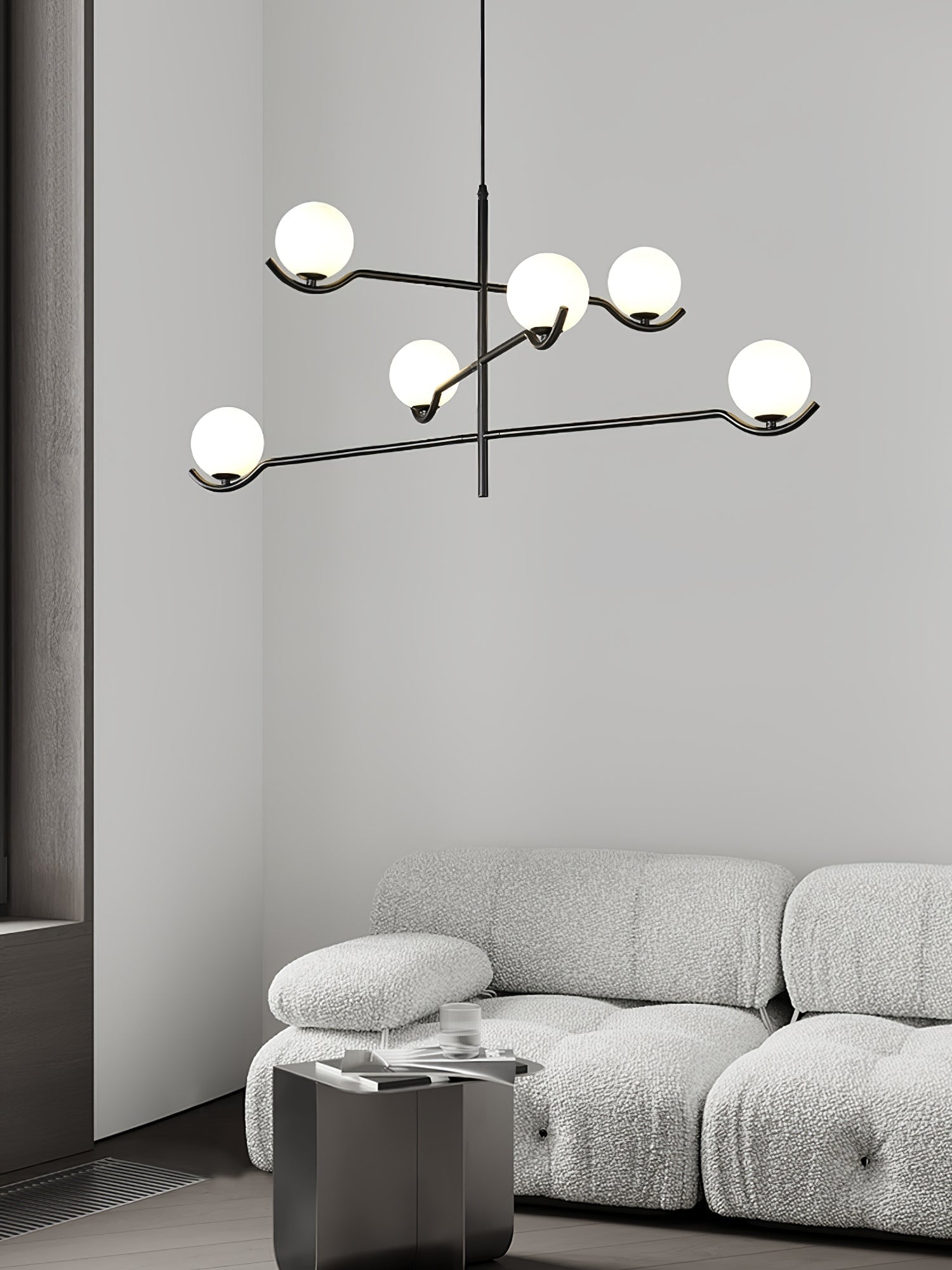 Bora Minimalist Glass Pendant Light