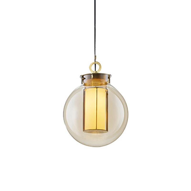 Uphaos Modern Minimalist Family Glass Pendant Light