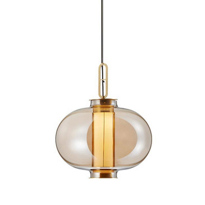 Uphaos Modern Minimalist Family Glass Pendant Light