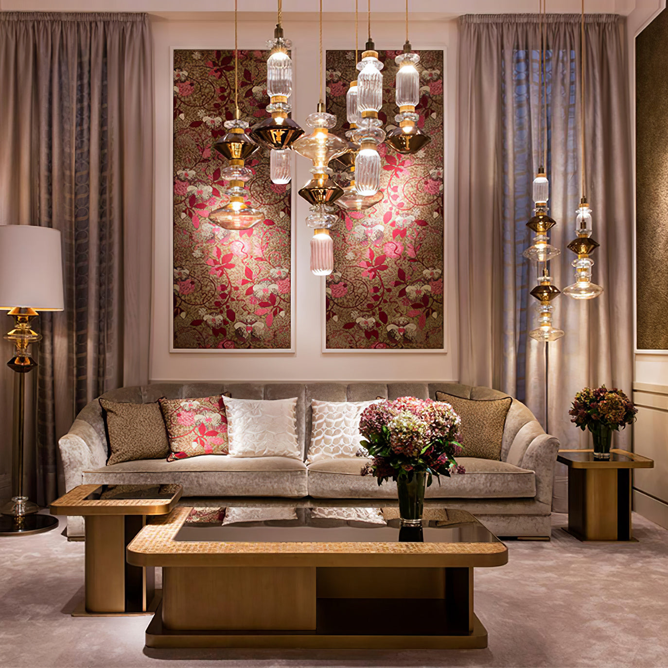 Veliora Glass Light Luxury Pendant Lamp