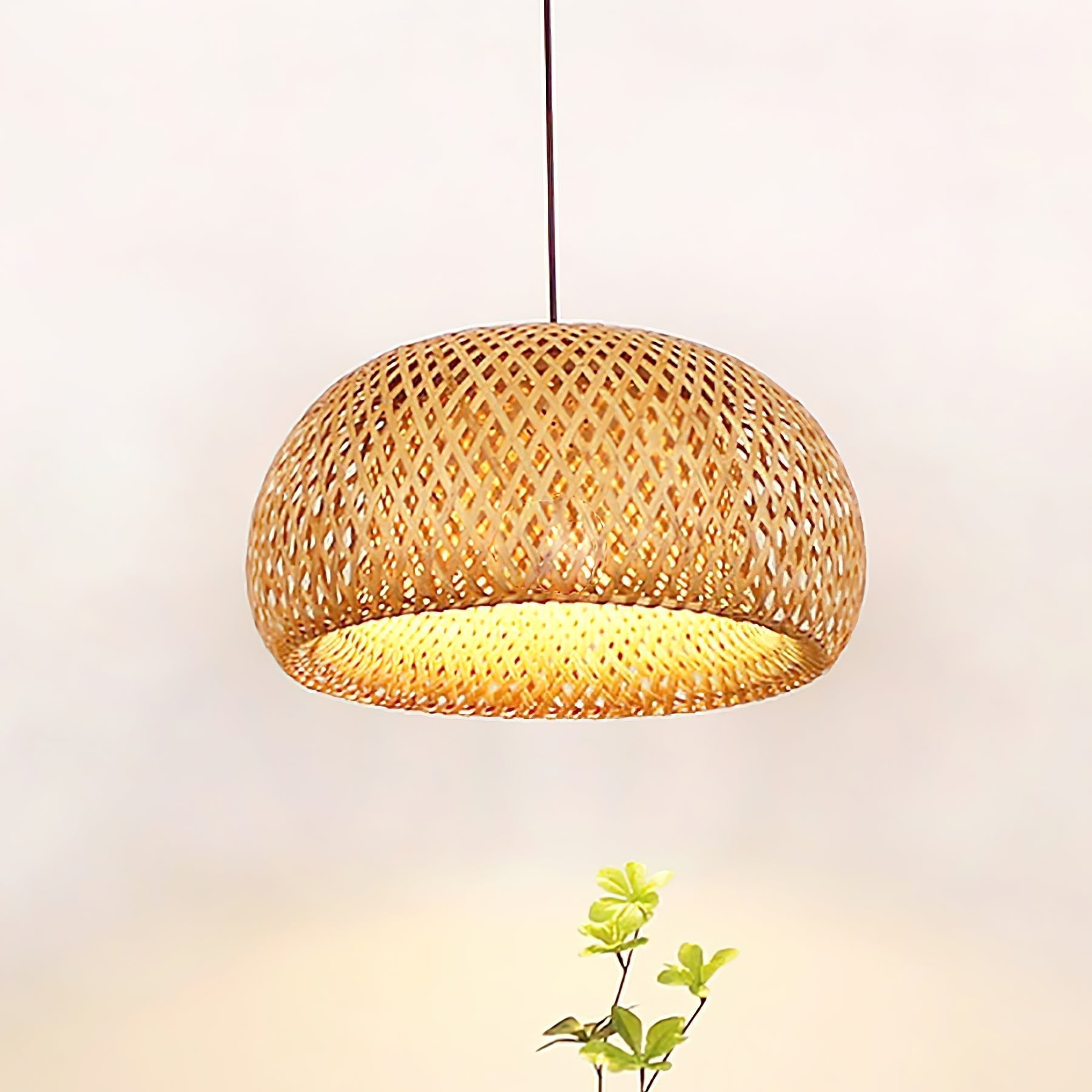 Nostor Bamboo Retro Vintage Pendant Lamp