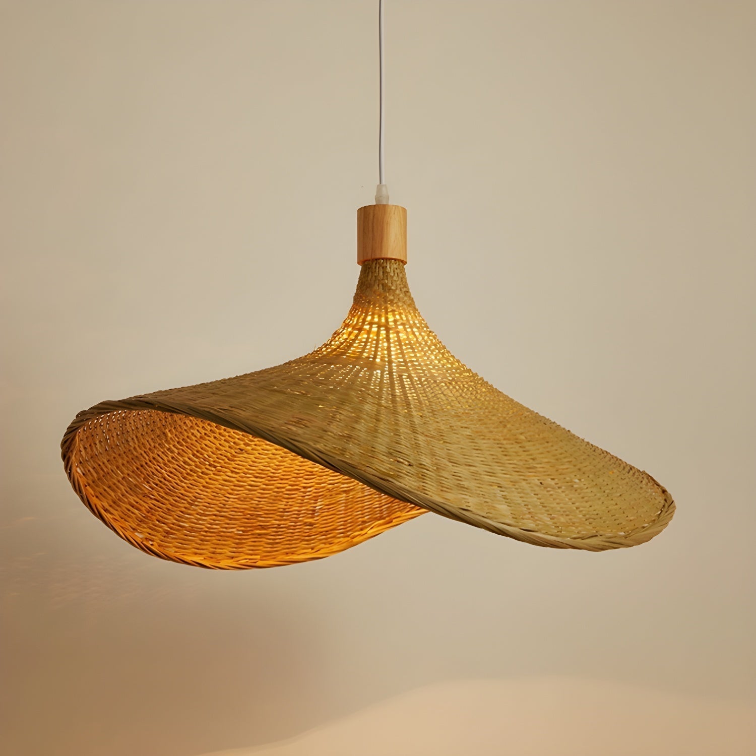 Marona Rattan Vintage Pendant Light - Neutral Decor