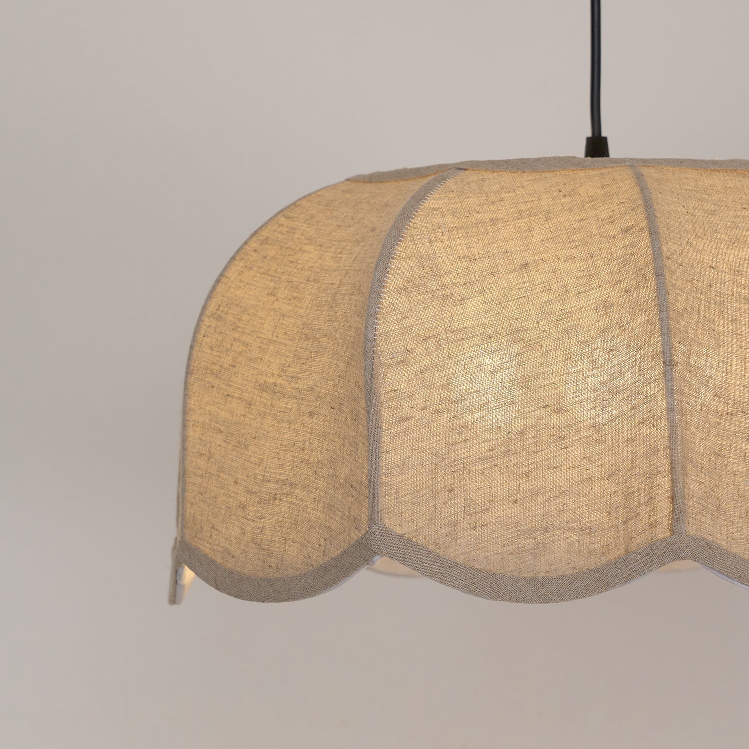 Linoaya Fabric Rustic Pendant Lamp
